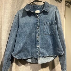 Universal Thread Button-Up Denim Shirt XL
